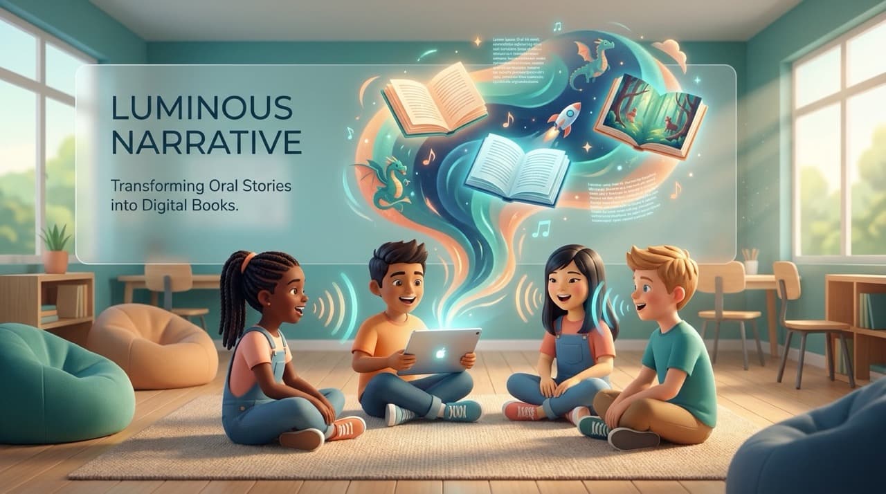 iChatbook Story First Initiative for K-12 Literacy Hero