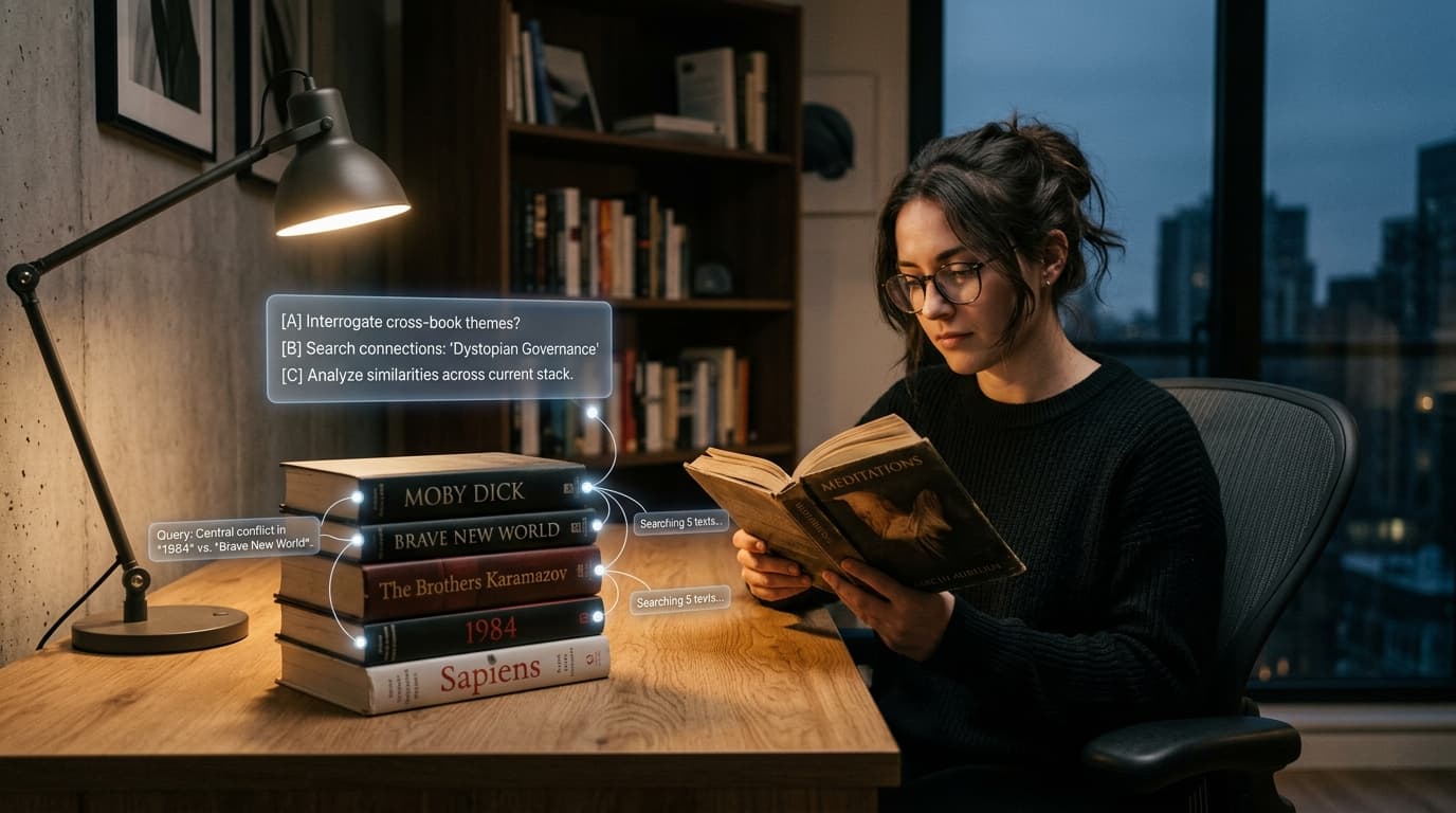 Chat with any book in the library
