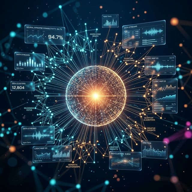 AI Knowledge Graph - Connections between books and ideas